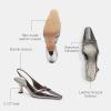 imageCoach Womens Rowyn Slingback PumpAnthracite