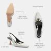 imageCoach Womens Rowyn Slingback PumpOptical White