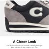 imageCoach Womens Runner SneakerBlackChalk