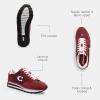 imageCoach Womens Runner SneakerMerlotDark Ruby