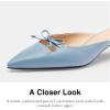imageCoach Womens Runway Mule Ballet Flat CharcoalBlack 5