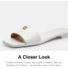 imageCoach Womens Sculpted C Flat SandalOptical White