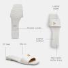 imageCoach Womens Sculpted C Flat SandalOptical White