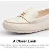 imageCoach Womens Sculpted C Leather Driver Loafer Chalk 5