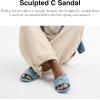 imageCoach Womens Sculpted C Sandal PlatformBluebell