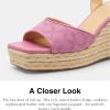 imageCoach Womens Signature C Espadrille Wedge PlatformFuchsia