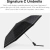 imageCoach Womens Signature C Umbrella LHCharcoal Multi