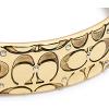 imageCoach Womens Signature Quilted Bangle BraceletGold