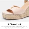 imageCoach Womens Suede Espadrille Wedge PlatformBlush