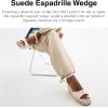 imageCoach Womens Suede Espadrille Wedge PlatformBlush