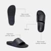 imageCoach Womens Udele Coated Canvas Slide SlipperCharcoalBlack