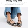 imageCoach Womens Winley Mary Jane FlatAnthracite