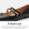 imageCoach Womens Winley Mary Jane FlatBlack