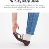 imageCoach Womens Winley Mary Jane FlatMerlot
