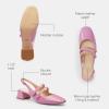 imageCoach Womens Winley Slingback Mary Jane Flat CharcoalBlack 5