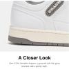 imageCoach womens C201 SneakerHeather GreyOptic White