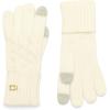 imageCoach womens Cable Knit GloveChalk