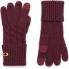 imageCoach womens Cable Knit GloveOxblood