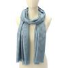 imageCoach womens Signature C Border StoleBluebell