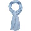 imageCoach womens Signature C Border StoleMist Blue