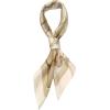 imageCoach womens Stacked Tabby Printed Silk SquareChalk