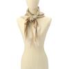imageCoach womens Stacked Tabby Printed Silk SquareChalk