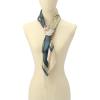 imageCoach womens Stacked Tabby Printed Silk SquareChalk Multi