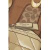 imageCoach womens Stacked Tabby Printed Silk SquareTan