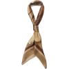 imageCoach womens Stacked Tabby Printed Silk SquareTan
