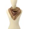 imageCoach womens Stacked Tabby Printed Silk SquareTan