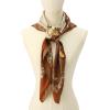 imageCoach womens Tabby Printed Silk SquareBurnished Amber