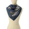 imageCoach womens Tabby Printed Silk SquareDeep Blue