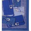 imageCoach womens Tabby Printed Silk SquareSky Blue