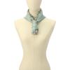 imageCoach womens Vintage Signature C Printed Silk SquareLight Blue