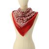imageCoach womens Vintage Signature C Printed Silk SquareRuby