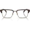 imageCOACH Mens Hc6253 Rivet Square Prescription Eyewear FramesDark TortoiseDemo Lens