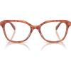 imageCOACH Womens Hc6244u Sculpted C Hardware Universal Fit Square Prescription Eyewear FramesCaramel TortoiseDemo Lens