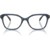imageCOACH Womens Hc6244u Sculpted C Hardware Universal Fit Square Prescription Eyewear FramesTransparent BlueDemo Lens