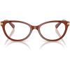 imageCOACH Womens Hc6245u Metal C Hardware Universal Fit Square Prescription Eyewear FramesTransparent BrownDemo Lens