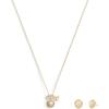 imageCOACH Womens Signature Pearl Tea Rose Boxed Jewelry Set
