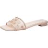 imageCOACH Womens Tea Rose Flat Sandal SlipperBlush