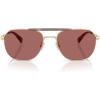 Satin Light Gold/Caramel/Wine Solid