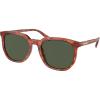 Caramel Tortoise/Army Green Solid