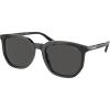 imageCoach Mens Hc8384u Universal Fit Square SunglassesTransparent Dark GreyGrey Solid