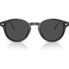 imageCoach Mens Hc8428u Universal Fit Round SunglassesTransparent GreyGrey Solid