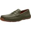 imageCoach Mens Luca Leather Driver LoaferArmy Green