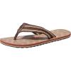 imageCoach Mens Signature Webbing Flip FlopTan Signature