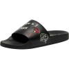 imageCoach Mens Slide Sandal with Sketch Print Platform CharcoalBlack 7
