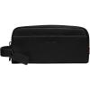 imageCoach Mens Travel Kit in Pebble Leather Black