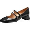 imageCoach Womens Angelina Mary Jane FlatBlack